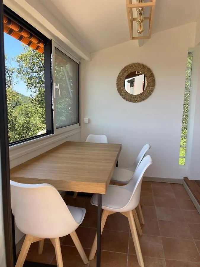 לה קרואה-ואלמר Bastide 2 Chambres - Piscine - Vue Mer - Wifi - 2 Sdb צרפת