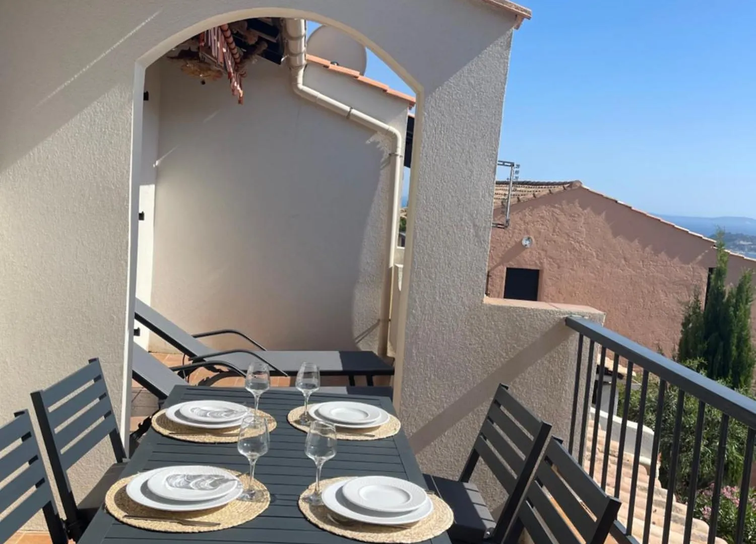 דירה לה קרואה-ואלמר Bastide 2 Chambres - Piscine - Vue Mer - Wifi - 2 Sdb